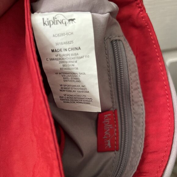 Kipling Women's Sabian Red Crossbody Mini Bag with Adjustable Strap With Jaxton - Picture 10 of 10